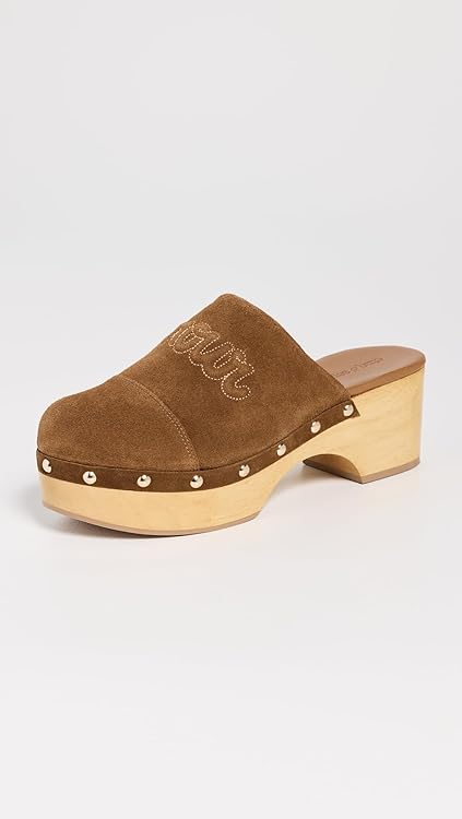Cinq à Sept Women's Sydney Studded Suede Clogs