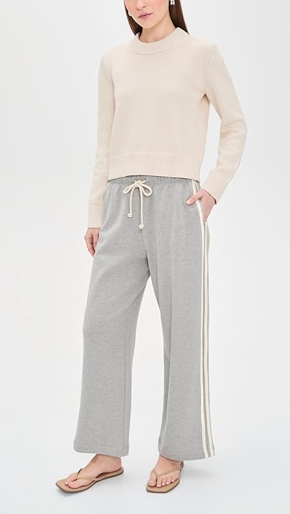 DONNI. Women's The Eco-Terry Stripe Pants