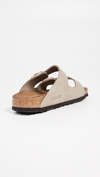 Birkenstock Arizona Soft Footbed Taupe Suede Narrow Width - EU Size 36 / Women's US Size 5-5.5