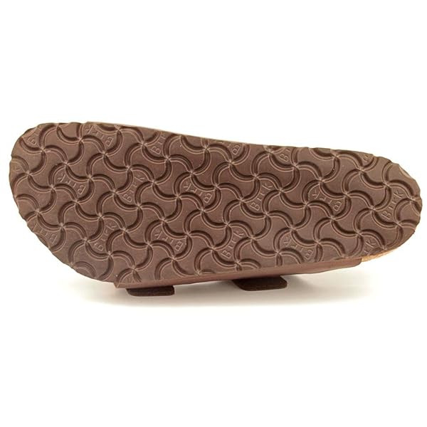 Birkenstock Women's Arizona Birko-Flo Dark Brown Birko-flor Sandals - 37R EU (US Women's 6-6.5)