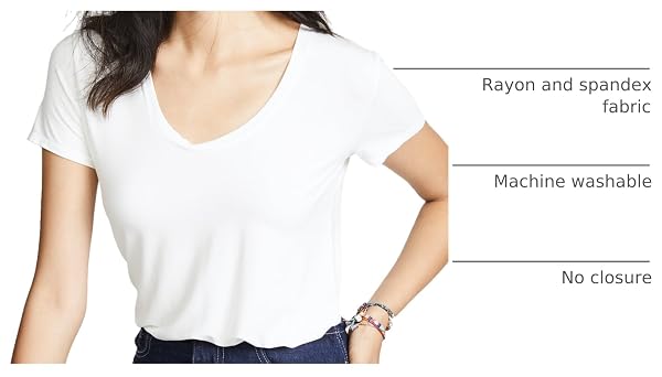 Splendid Women's Sloane Short Sleeve Scoop Tee Shirt