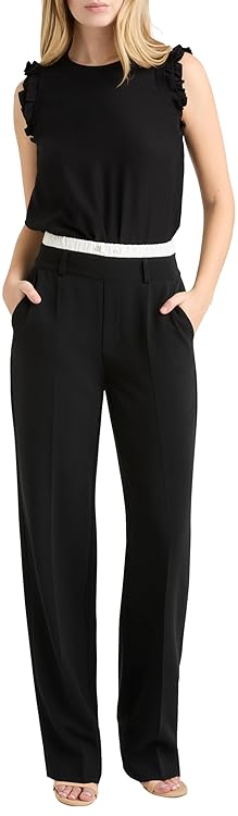 Cinq à Sept Women's Woven Ruffle Lenore Top
