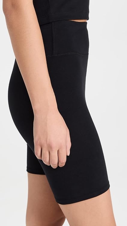 Eberjey Luxe Sweats - The Bike Shorts Black XS