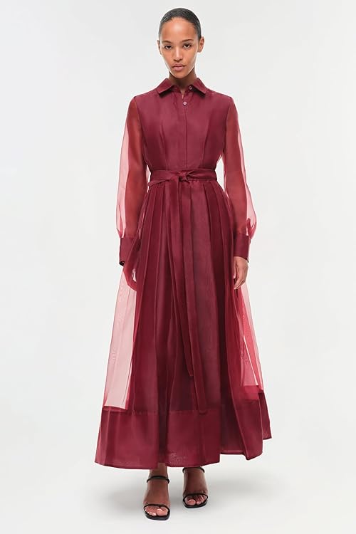 Montgomery Organza Belted Dress