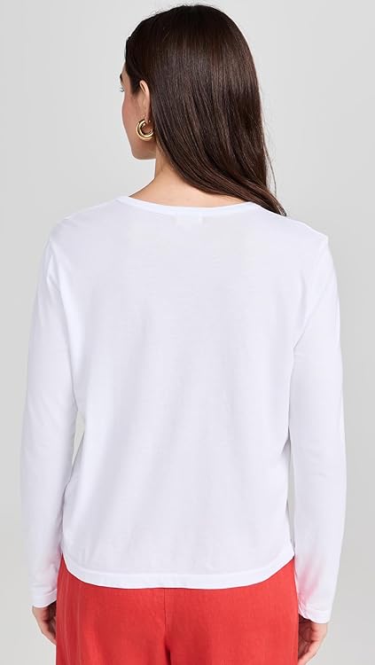 DONNI. Women's The Jersey Relaxed Long Sleeve Tee