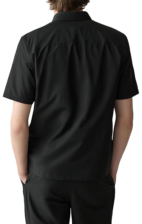 Theory Men's Noll Short Sleeve in Soft Lawn