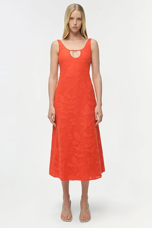 Rosalia Jacquard Midi Dress