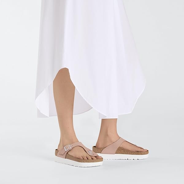 Birkenstock GIZEH PLATFORM Sandals Soft Pink 40 (M
