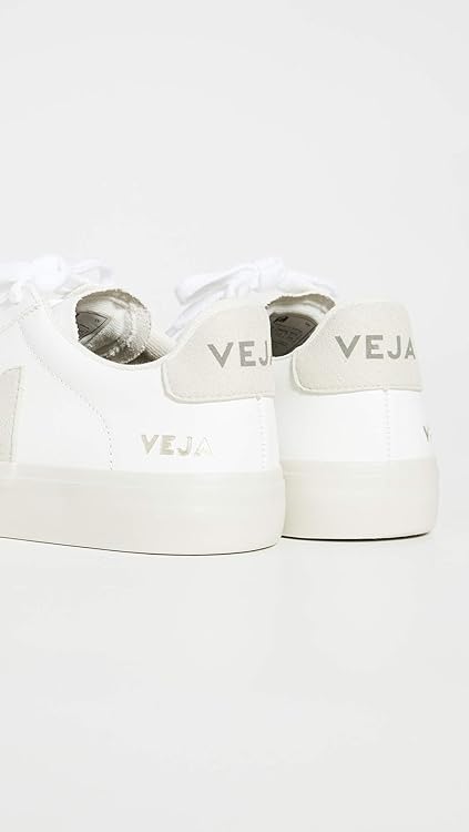 Veja Women's Campo Sneakers, White/Natural, 6 Medium US