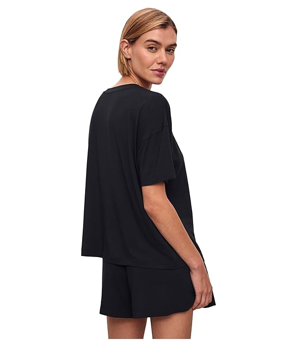 Eberjey Women's Gisele Modal Everyday T-Shirt Black Small