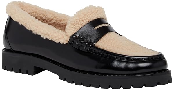 Paige Womens Ellis Shearling Flat
