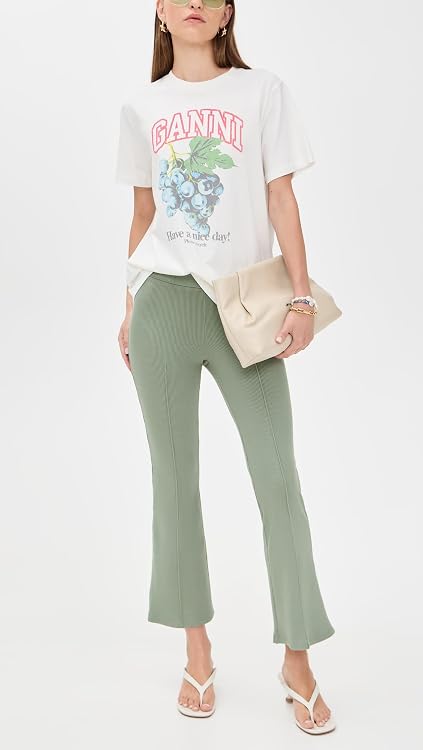 DONNI. Women's The Rib Kick Flare Pants