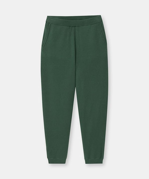 NAADAM Womens Cafe Cotton Cashmere Cropped Jogger