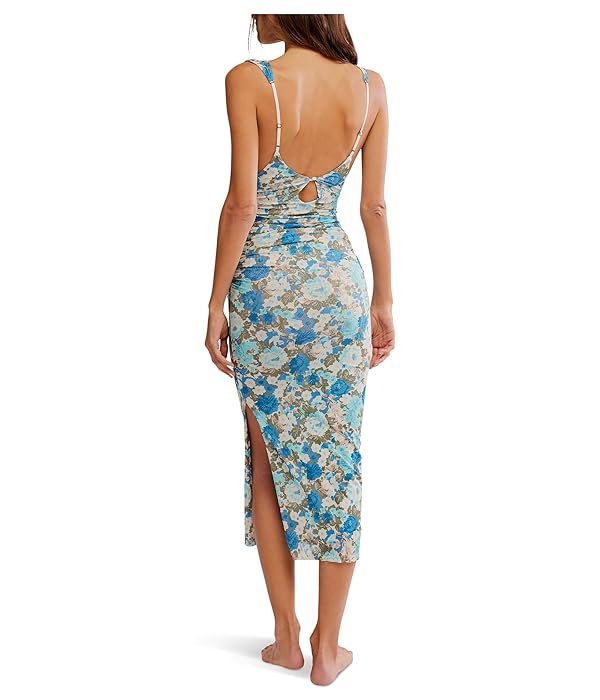 Free People Women's Long Live Printed Mesh Sl