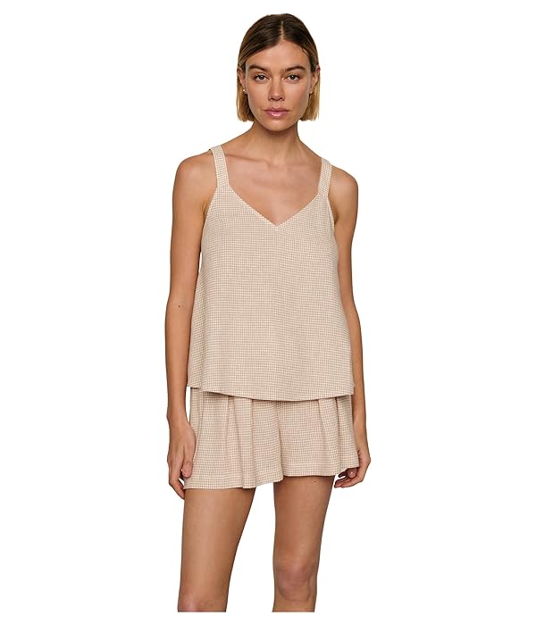 Eberjey Women's Linen Blend V-neck Cami