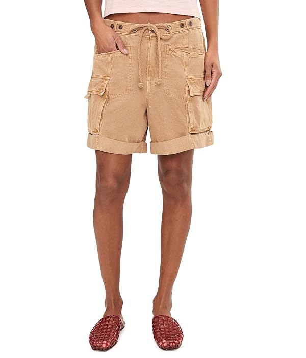 Free People, Women's, Frankie Washed Shorts