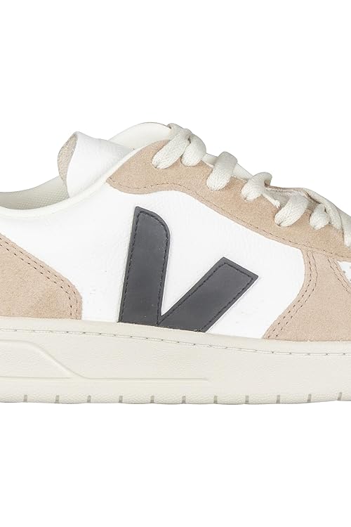VEJA Women V-10 Extra White/Black/Sahara EU 41 (US Women's 10) Medium