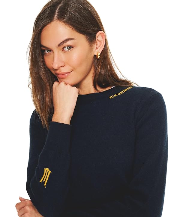 NAADAM Womens Wicked All Roads Lead to Oz Cashmere Sweater