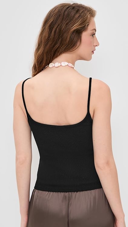 DONNI. Women's The Rib Spaghetti Tank