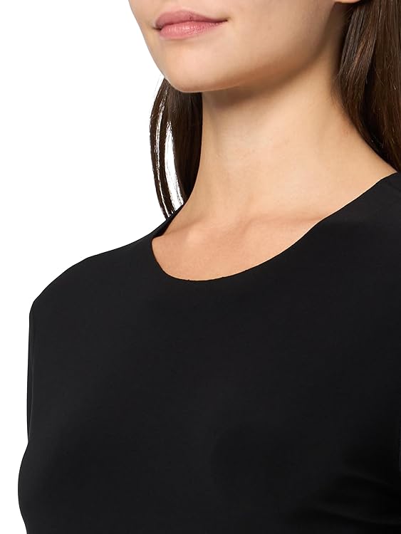 Norma Kamali Women's Cropped Long Sleeve T