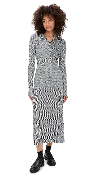 Ganni Women's Spacedyed Knit Dress