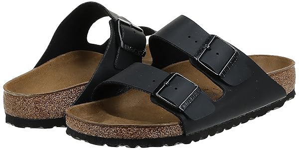 Birkenstock Arizona Sandal - Women's Black Birko-Flor, 38.0