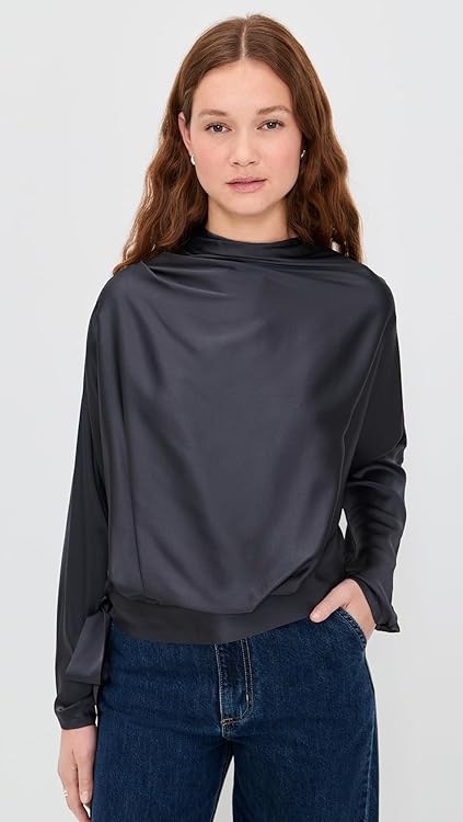 STAUD Women's Phoebe Silk Top