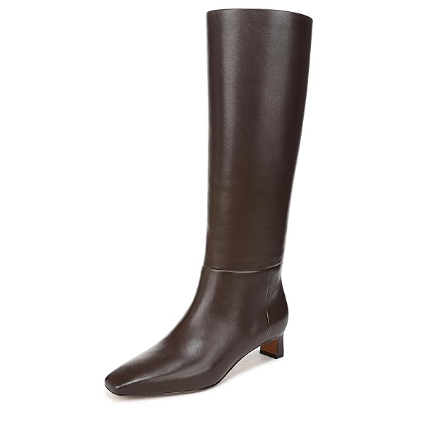 Vince Womens Harlan Tall Fashion Boot Cacao Brown Leather