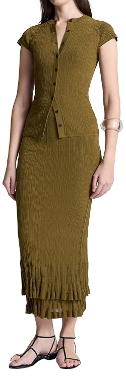 A.L.C. Womens's Lexi Skirt, Hazel, L