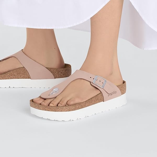 Birkenstock GIZEH PLATFORM Sandals Soft Pink 40 (M