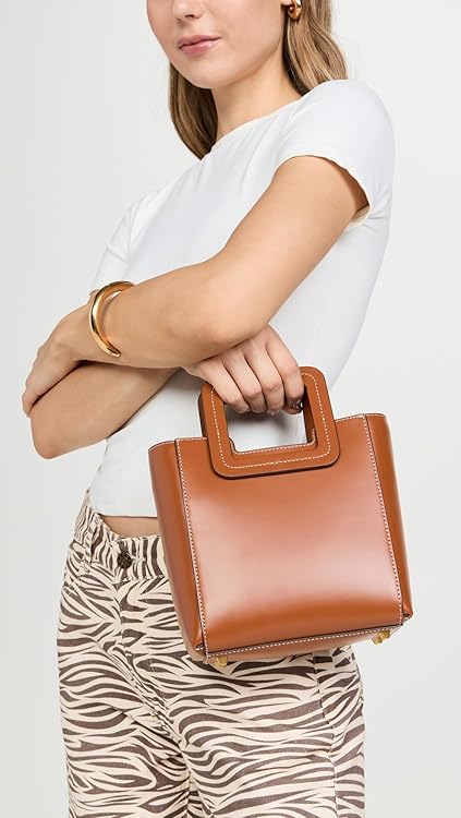 STAUD Women's Mini Shirley Leather Bag