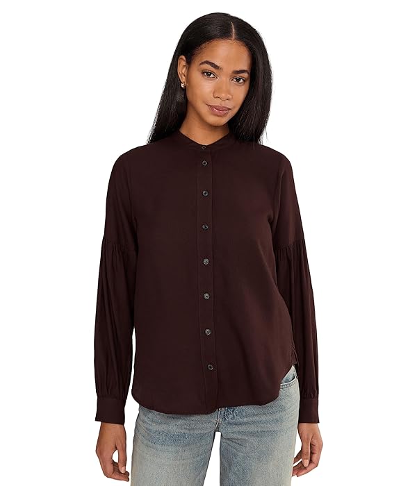 Madewell Women's Carmen Shirt - Cotton Modal Heather Flannel