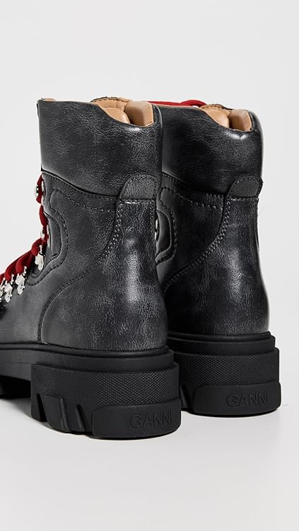 Ganni Women's Cleated Vintage Mountain Boots