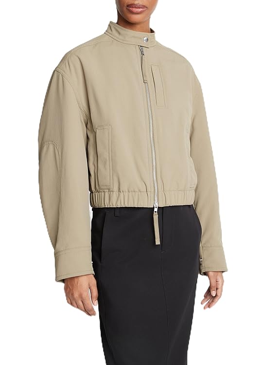 Vince Women's Cropped Bomber Jacket