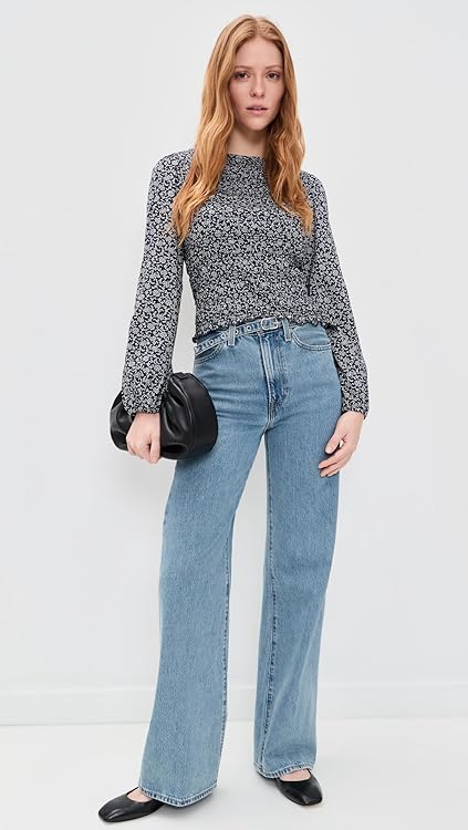 Madewell Women's Smocked Boatneck Top