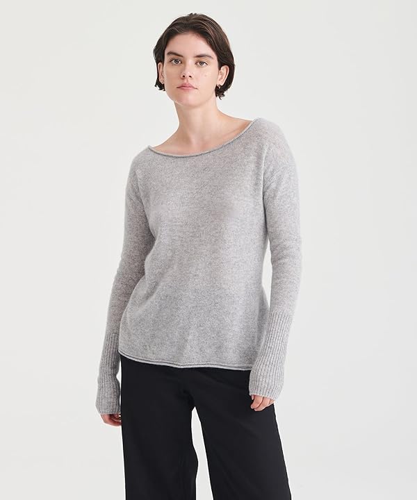 NAADAM Women's Cashmere Boatneck Sweater