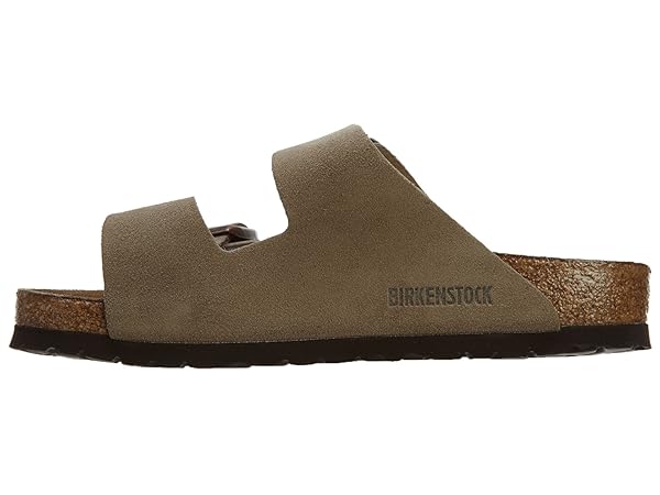 Birkenstock Arizona Soft Footbed Taupe Suede Regular Width - EU Size 37 / Women's US Size 6-6.5