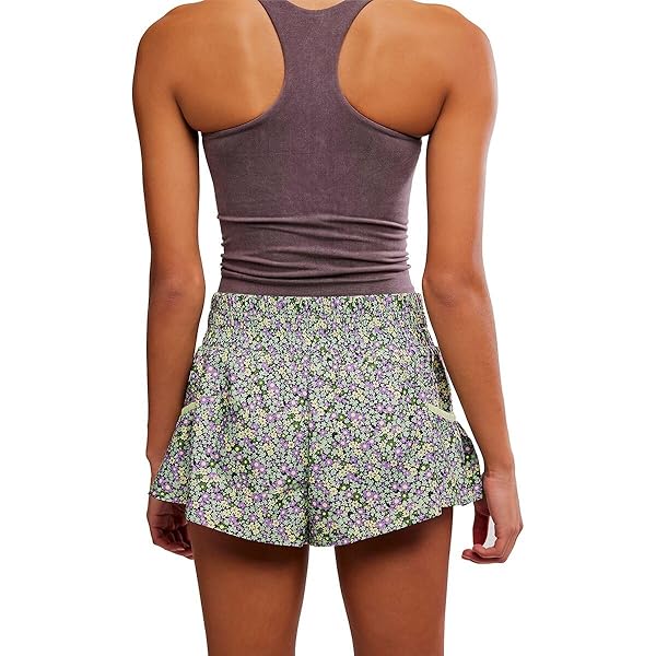 Free People Womens Get Your Flirt on Print Shorts