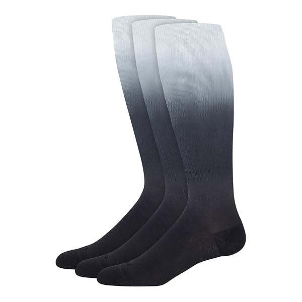 Comrad Nylon Knee High Socks - 15-20mmHg Graduated Compression Socks - Soft & Breathable Support Unisex Socks