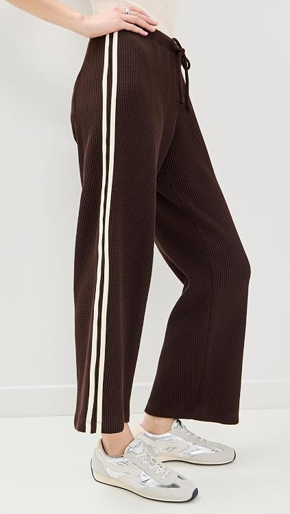 DONNI. Women's The Thermal Crop Stripe Pants