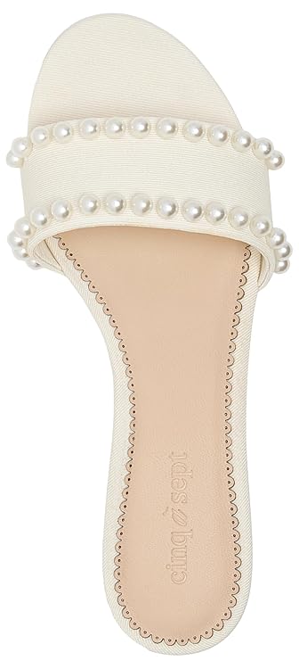 Cinq à Sept Women's Finley Pearl Slides Sandal