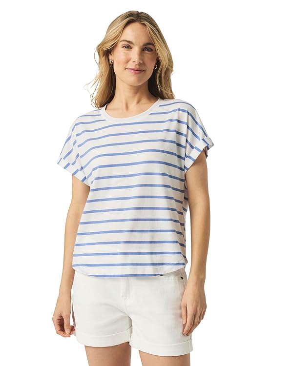 Splendid Women's Skye Short-Sleeve Stripe Tee Shirt