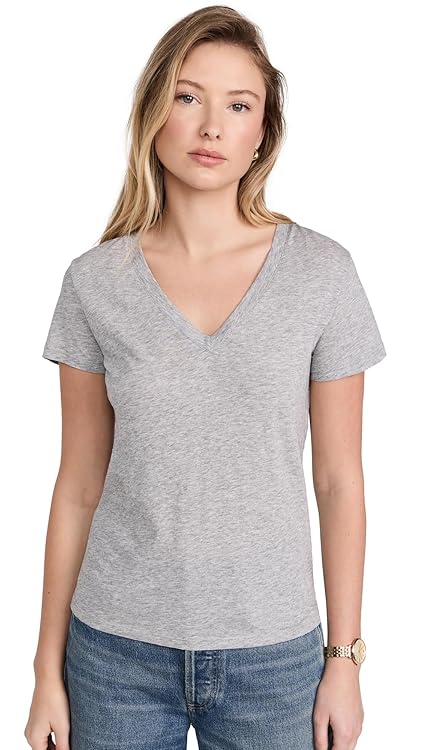 Vince Women's Essential V Neck Tee