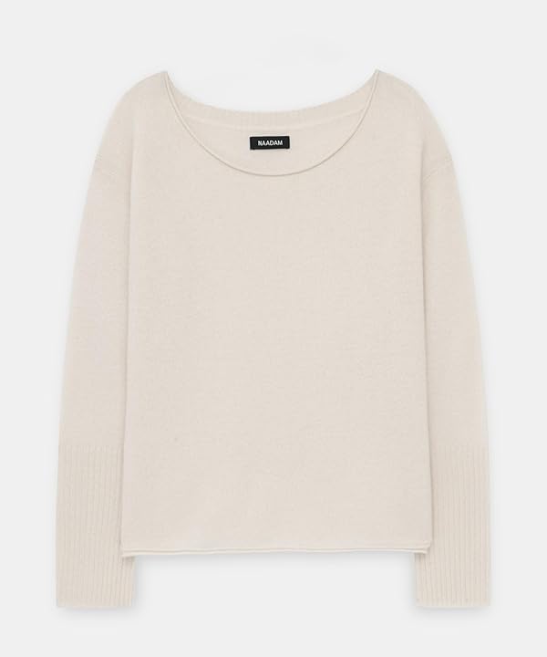 NAADAM Womens Cashmere Boatneck Sweater