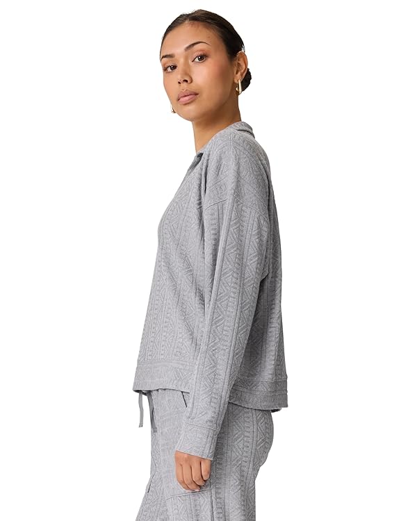 Splendid Women's Long Sleeve Snit Polo