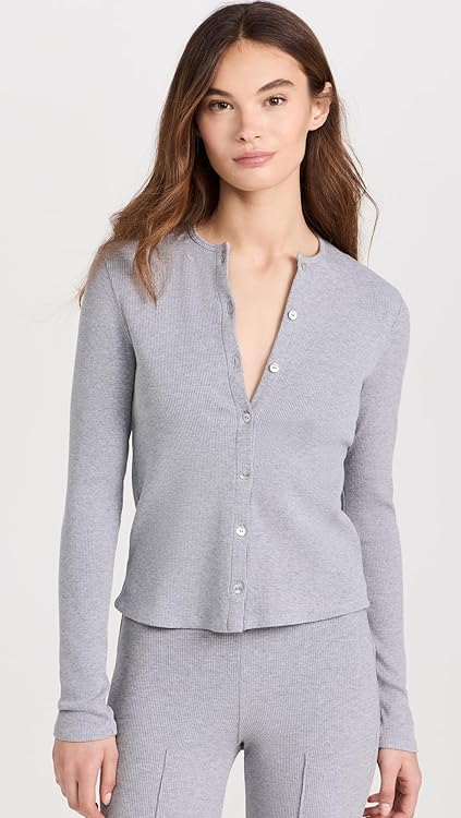 DONNI. Women's Rib Cardi Sweater