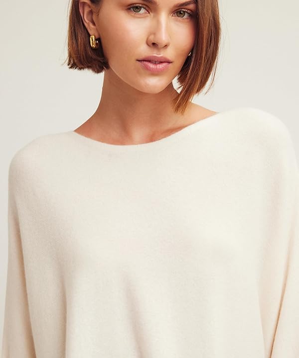 NAADAM Women's Ombre Poncho Sweater