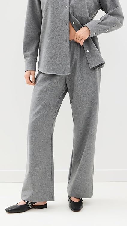 DONNI. Women's The Flannel Simple Pants
