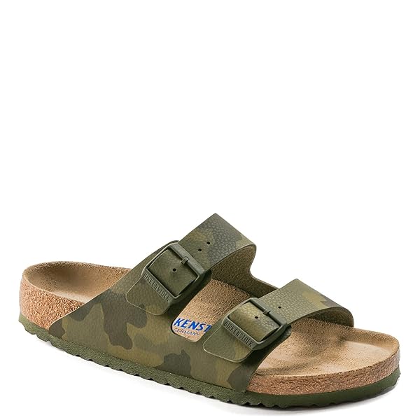 Birkenstock Women's Sandals Arizona SFB Camo Grn Bf R