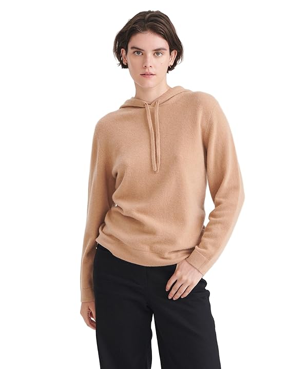NAADAM womens Women's the Off-duty Cashmere Hoodie